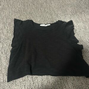 Dark grey altar’d state size xs flowy cropped tank top